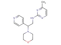4-methyl-N-(2-morpholin-4-yl-2-pyridin-4-ylethyl)pyrimidin-2-amine