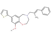 4-[(2E)-2-methyl-3-phenyl-2-propen-1-yl]-7-(2-thienyl)-2,3,4,5-tetrahydro-1,4-benzoxazepin-9-ol
