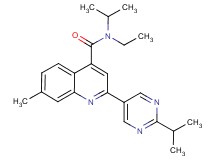 N-ethyl-N-isopropyl-2-(2-isopropylpyrimidin-5-yl)-7-methylquinoline-4-carboxamide