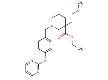 ethyl 3-(2-methoxyethyl)-1-[4-(2-pyrimidinyloxy)benzyl]-3-piperidinecarboxylate