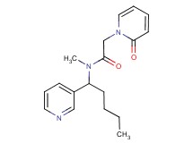 N-methyl-2-(2-oxopyridin-1(2H)-yl)-N-(1-pyridin-3-ylpentyl)acetamide