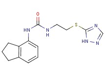 N-(2,3-dihydro-1H-inden-4-yl)-N'-[2-(1H-1,2,4-triazol-5-ylthio)ethyl]urea