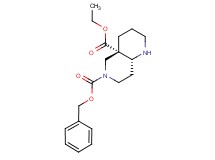 6-benzyl 4a-ethyl (4aS*,8aR*)-hexahydro-1,6-naphthyridine-4a,6(2H,5H)-dicarboxylate