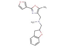 (2,3-dihydro-1-benzofuran-2-ylmethyl){[2-(3-furyl)-5-methyl-1,3-oxazol-4-yl]methyl}methylamine