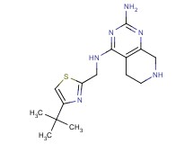 N~4~-[(4-tert-butyl-1,3-thiazol-2-yl)methyl]-5,6,7,8-tetrahydropyrido[3,4-d]pyrimidine-2,4-diamine