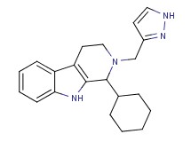 1-cyclohexyl-2-(1H-pyrazol-3-ylmethyl)-2,3,4,9-tetrahydro-1H-beta-carboline