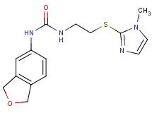 N-(1,3-dihydro-2-benzofuran-5-yl)-N'-{2-[(1-methyl-1H-imidazol-2-yl)thio]ethyl}urea