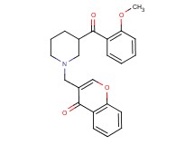 3-{[3-(2-methoxybenzoyl)-1-piperidinyl]methyl}-4H-chromen-4-one