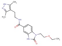 N-[2-(3,5-dimethyl-1H-pyrazol-4-yl)ethyl]-1-(2-ethoxyethyl)-2-oxo-2,3-dihydro-1H-benzimidazole-5-carboxamide