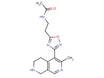 N-{2-[3-(3-methyl-5,6,7,8-tetrahydro-2,7-naphthyridin-4-yl)-1,2,4-oxadiazol-5-yl]ethyl}acetamide hydrochloride
