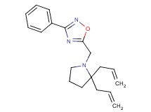 5-[(2,2-diallyl-1-pyrrolidinyl)methyl]-3-phenyl-1,2,4-oxadiazole