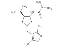 N'-{(3S*,4R*)-1-[(3,5-dimethyl-4-isoxazolyl)methyl]-4-isopropyl-3-pyrrolidinyl}-N,N-dimethylurea
