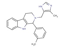 2-[(4-methyl-1H-imidazol-5-yl)methyl]-1-(3-methylphenyl)-2,3,4,9-tetrahydro-1H-beta-carboline