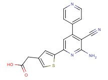[5-(6-amino-5-cyano-4,4'-bipyridin-2-yl)-3-thienyl]acetic acid