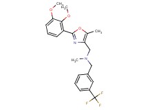 1-[2-(2,3-dimethoxyphenyl)-5-methyl-1,3-oxazol-4-yl]-N-methyl-N-[3-(trifluoromethyl)benzyl]methanamine