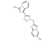 6-methyl-2-{[4-(3-methylimidazo[1,5-a]pyridin-1-yl)-1H-1,2,3-triazol-1-yl]methyl}imidazo[1,2-a]pyridine
