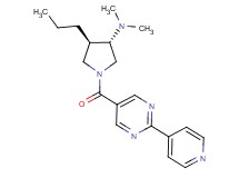 (3S*,4R*)-N,N-dimethyl-4-propyl-1-{[2-(4-pyridinyl)-5-pyrimidinyl]carbonyl}-3-pyrrolidinamine