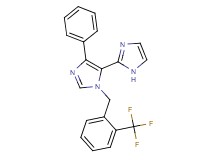 5'-phenyl-3'-[2-(trifluoromethyl)benzyl]-1H,3'H-2,4'-biimidazole