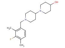 1'-(3-fluoro-2,4-dimethylbenzyl)-1,4'-bipiperidin-4-ol