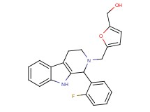 (5-{[1-(2-fluorophenyl)-1,3,4,9-tetrahydro-2H-beta-carbolin-2-yl]methyl}-2-furyl)methanol