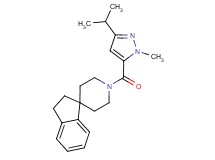 1'-[(3-isopropyl-1-methyl-1H-pyrazol-5-yl)carbonyl]-2,3-dihydrospiro[indene-1,4'-piperidine]