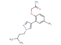 2-{4-methyl-2-[1-(3-methylbutyl)-1H-pyrazol-4-yl]phenoxy}acetamide