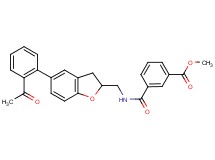 methyl 3-[({[5-(2-acetylphenyl)-2,3-dihydro-1-benzofuran-2-yl]methyl}amino)carbonyl]benzoate