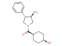 cis-4-{[(3R*,4S*)-3-amino-4-phenyl-1-pyrrolidinyl]carbonyl}cyclohexanol
