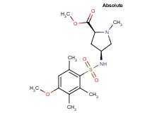 methyl (2S,4S)-4-{[(4-methoxy-2,3,6-trimethylphenyl)sulfonyl]amino}-1-methylpyrrolidine-2-carboxylate