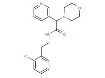 N-[2-(2-chlorophenyl)ethyl]-2-morpholin-4-yl-2-pyridin-3-ylacetamide
