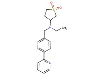 (1,1-dioxidotetrahydro-3-thienyl)ethyl(4-pyridin-2-ylbenzyl)amine