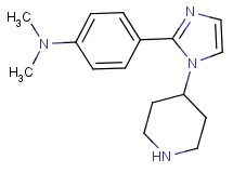 N,N-dimethyl-4-(1-piperidin-4-yl-1H-imidazol-2-yl)aniline