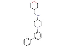 1-(3-biphenylyl)-N-(tetrahydro-2H-pyran-4-ylmethyl)-4-piperidinamine