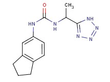 N-(2,3-dihydro-1H-inden-5-yl)-N'-[1-(1H-tetrazol-5-yl)ethyl]urea