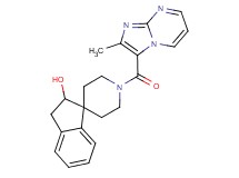 1'-[(2-methylimidazo[1,2-a]pyrimidin-3-yl)carbonyl]-2,3-dihydrospiro[indene-1,4'-piperidin]-2-ol