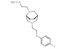 (1S*,5R*)-3-[2-(4-fluorophenoxy)ethyl]-6-(2-methoxyethyl)-3,6-diazabicyclo[3.2.2]nonane