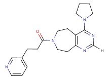7-(3-pyridin-3-ylpropanoyl)-4-pyrrolidin-1-yl-6,7,8,9-tetrahydro-5H-pyrimido[4,5-d]azepine