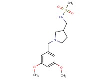 N-{[1-(3,5-dimethoxybenzyl)pyrrolidin-3-yl]methyl}methanesulfonamide