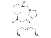 1-(2,4-dimethoxybenzoyl)-3-(pyrrolidin-1-ylmethyl)piperidin-3-ol