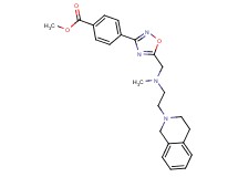 methyl 4-(5-{[[2-(3,4-dihydro-2(1H)-isoquinolinyl)ethyl](methyl)amino]methyl}-1,2,4-oxadiazol-3-yl)benzoate