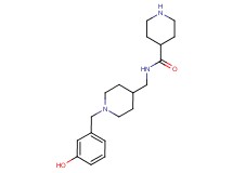 N-{[1-(3-hydroxybenzyl)-4-piperidinyl]methyl}-4-piperidinecarboxamide dihydrochloride