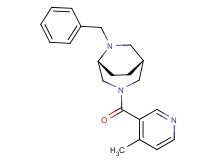 (1R*,5R*)-6-benzyl-3-[(4-methylpyridin-3-yl)carbonyl]-3,6-diazabicyclo[3.2.2]nonane
