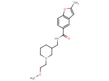 N-{[1-(2-methoxyethyl)piperidin-3-yl]methyl}-2-methyl-1-benzofuran-5-carboxamide
