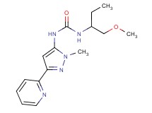 N-[1-(methoxymethyl)propyl]-N'-(1-methyl-3-pyridin-2-yl-1H-pyrazol-5-yl)urea