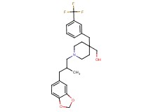 {1-[3-(1,3-benzodioxol-5-yl)-2-methylpropyl]-4-[3-(trifluoromethyl)benzyl]-4-piperidinyl}methanol