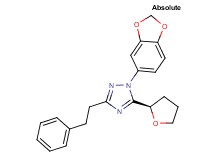 1-(1,3-benzodioxol-5-yl)-3-(2-phenylethyl)-5-[(2R)-tetrahydrofuran-2-yl]-1H-1,2,4-triazole
