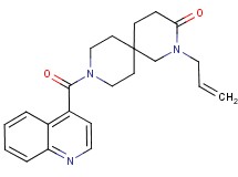 2-allyl-9-(quinolin-4-ylcarbonyl)-2,9-diazaspiro[5.5]undecan-3-one