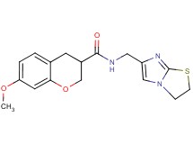 N-(2,3-dihydroimidazo[2,1-b][1,3]thiazol-6-ylmethyl)-7-methoxychromane-3-carboxamide