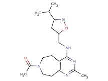 7-acetyl-N-[(3-isopropyl-4,5-dihydroisoxazol-5-yl)methyl]-2-methyl-6,7,8,9-tetrahydro-5H-pyrimido[4,5-d]azepin-4-amine