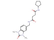 N-cyclopentyl-N'-[(1,3-dimethyl-2-oxo-2,3-dihydro-1H-benzimidazol-5-yl)methyl]succinamide